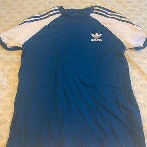 A dark blue adidas t-shirt
